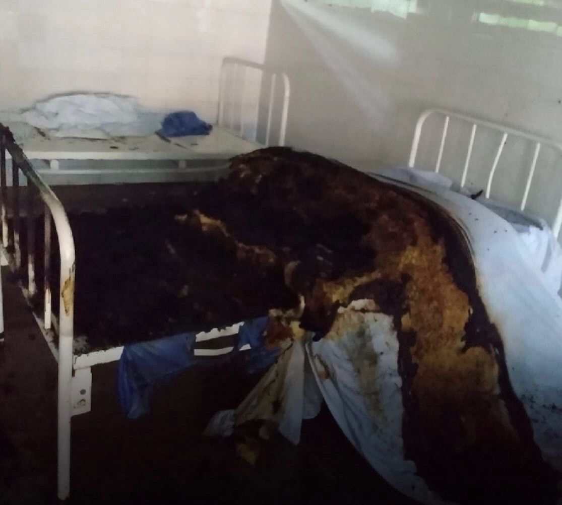 Pacientes do Hospital de Saúde Mental da Messejana, em Fortaleza, atearam fogo em duas enfermarias da unidade hospitalar